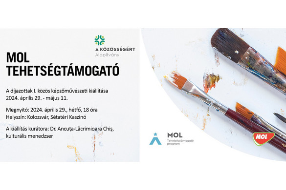 Képzőművészeti kiállításuk nyílt a MOL Tehetségtámogató díjazottjainak