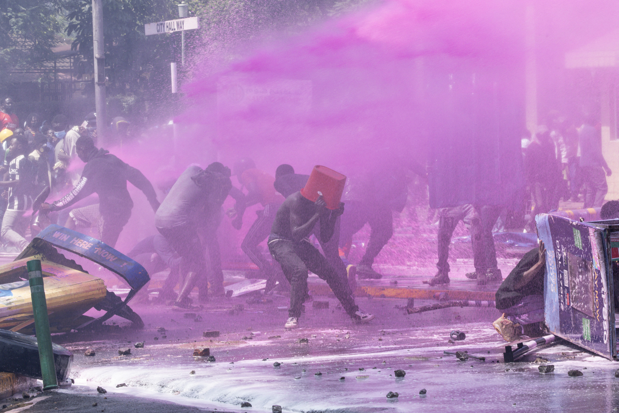 Fotó: AFP/Simon Maina Kenya tüntetés