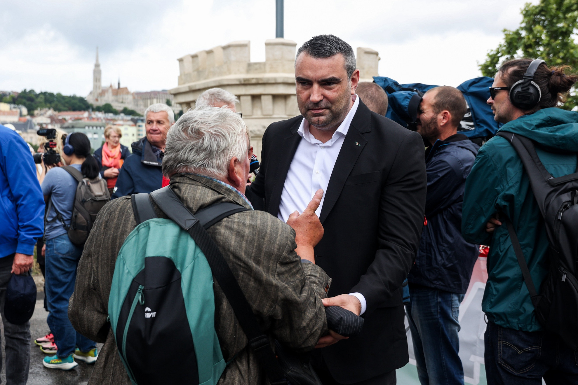 Ifj. Lomnici Zoltán a Békemeneten 2024. június 1-én
