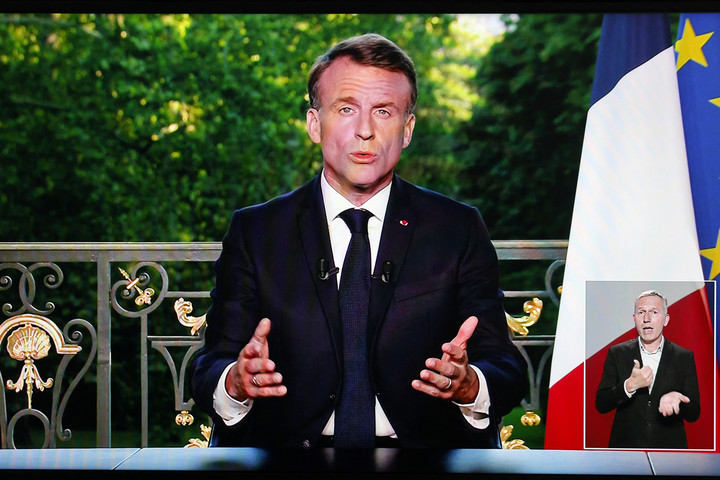 Fotó: AFP/Ludovic Marin Macron összefogást kér a szélsőségek ellen