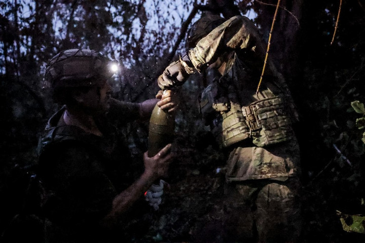 Fotó: AFP/Press service of the 24th Mechanized Brigade/Handout A Nyugat komoly veszélyre figyelmeztette Ukrajnát