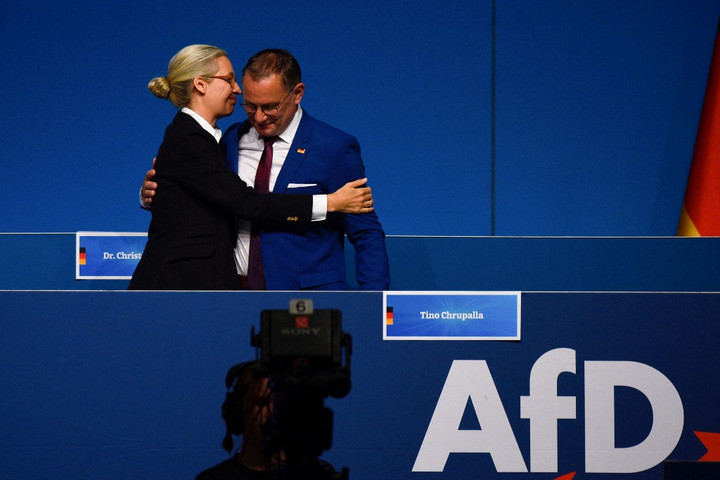 Fotó: AFP/Volker Hartmann Újraválasztották az AfD társelnökeit