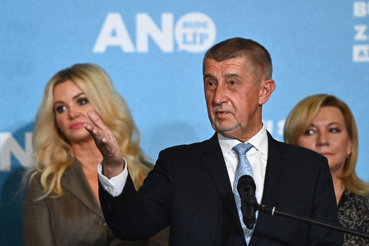 Fotó: AFP/Joe Klamar Választás 2024. – Az ellenzéki ANO a legesélyesebb a győzelemre az EP-választáson Csehországban