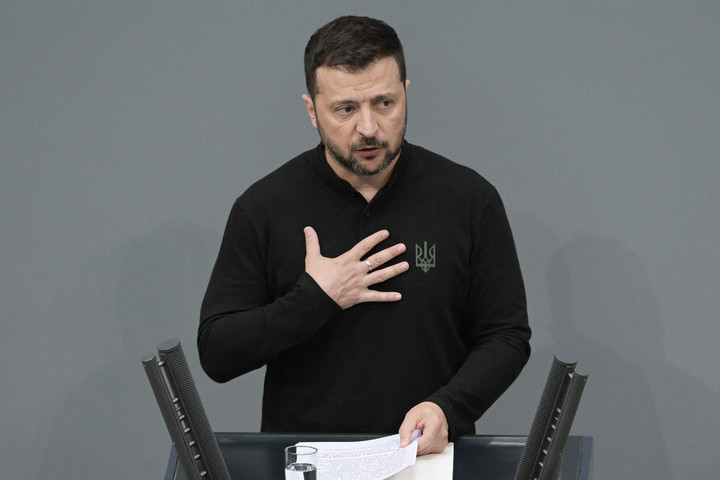 Fotó: dpa Picture-Alliance via AFP/Hannes Albert Megszólalt Zelenszkij a kompromisszumról