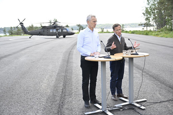 Fotó: AFP/TT News Agency/Henrik Montgomery Stoltenberg: Ukrajnának jogában áll csapásokat mérni oroszországi célpontokra