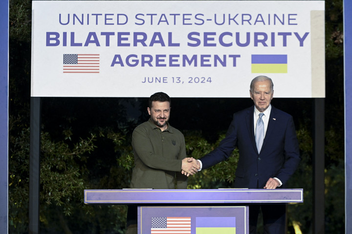 Fotó: AFP/Anadolu/Anadolu Agency/Valeria Ferraro Kijev kétoldalú biztonsági megállapodást kötött Washingtonnal