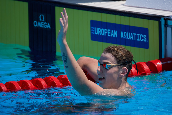 Fotó: MTI/Derencsényi István Sárkány Zalán olimpiai szintet úszott 800 méter gyorson