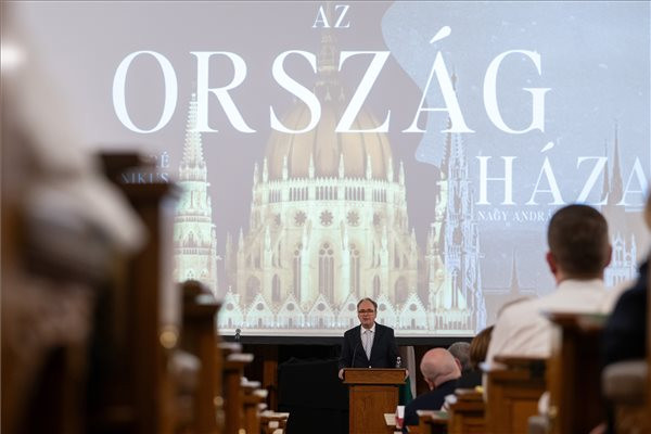 Fotó: MTI/Purger Tamás Kövér László: Az Országház a magyar alkotó erők nagyszerű bizonyossága