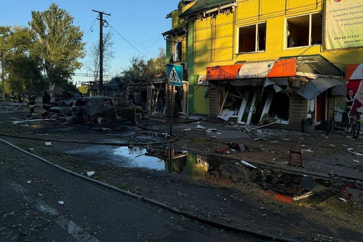 Fotó: AFP/Anadolu/Ukrainian Internal Affairs Minis Gyásznapot rendeltek el Zaporizzsjában