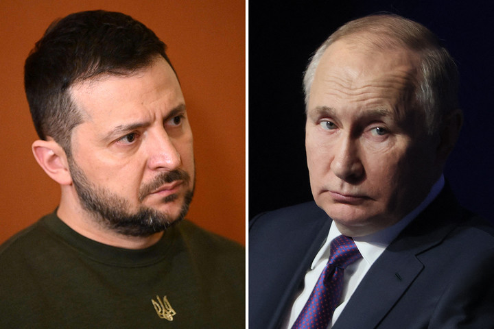 Fotó: AFP/Mandel Ngan, AFP/Sputnik/Mihail Metzel Minden azon múlik, hogy Putyin és Zelenszkij mit hajlandó „feláldozni”