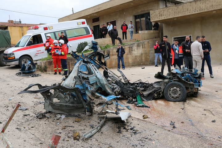 Fotó: AFP/Hassan Jarrah Ketten meghaltak Libanonban egy izraeli megtorló dróntámadásban