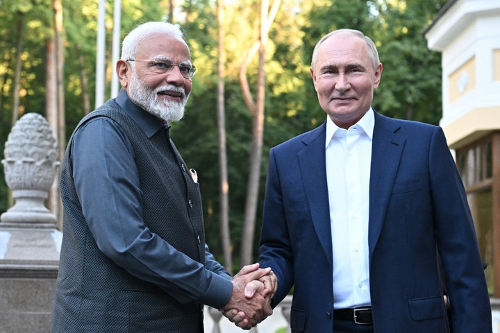 Fotó: AFP/Pool/Sergei Bobylyov Tovább erősödik az India és Oroszország közötti barátság