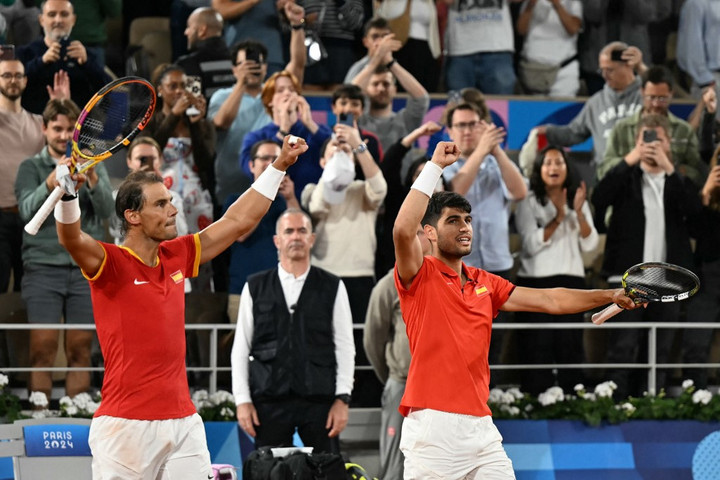 Fotó: AFP/Martin Bernetti Továbbjutott az Alcaraz-Nadal teniszpáros