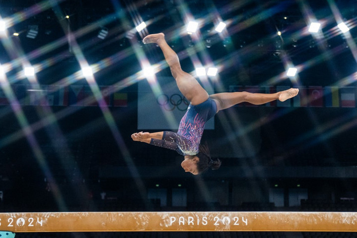 Fotó: Anadolu Agency via AFP/Aytac Unal Simone Biles aranyat akar szerezni Párizsban