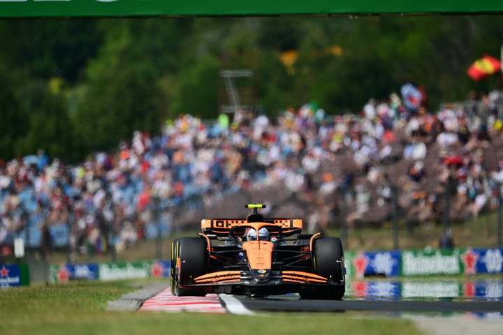 Fotó: AFP/NurPhoto/Andrea Diodato Norris volt a leggyorsabb a második szabadedzésen