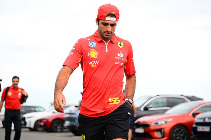 Fotó: AFP/NurPhoto/Andrea Diodato Sainz nyerte az időmérőt