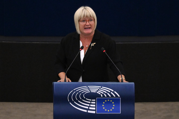 Fotó: MTI/Purger Tamás Gál Kinga: Az Európai Parlamentben csak a háborúpártiak kerülhetnek pozícióba