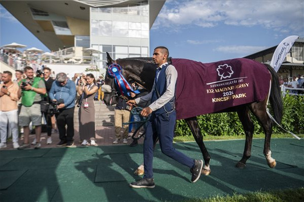 Fotó: MTI/Szigetváry Zsolt A favorit Géza nyerte a 102. Galopp Magyar Derbyt