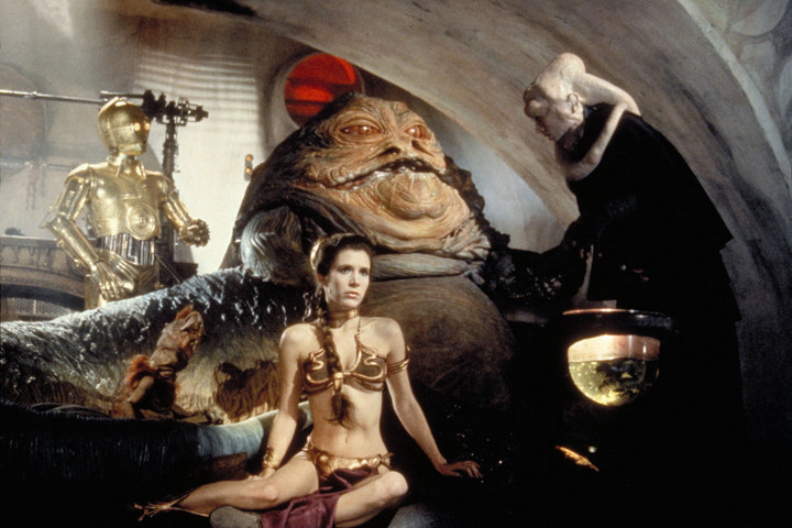 Fotó: AFP/Photo12/Archives du 7eme Art/Lucasfilm Árverésen elkelt Leia hercegnő bikinikosztümje