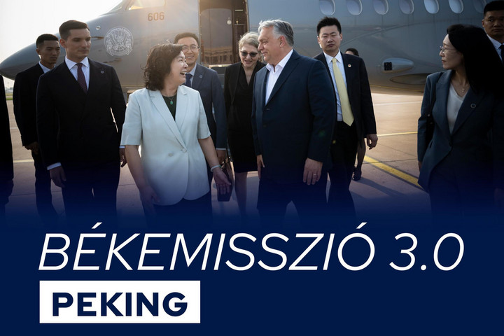 Fotó: Orbán Viktor Facebook-oldala Pekingben folytatódik a békemisszió