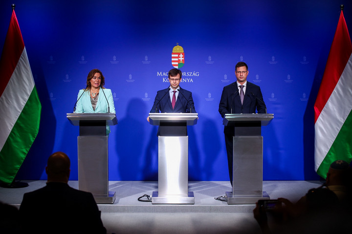 Fotó: MH/Török Péter Gulyás Gergely: A kínai hitel felvétele és az EU-s források kérdése között nincs összefüggés