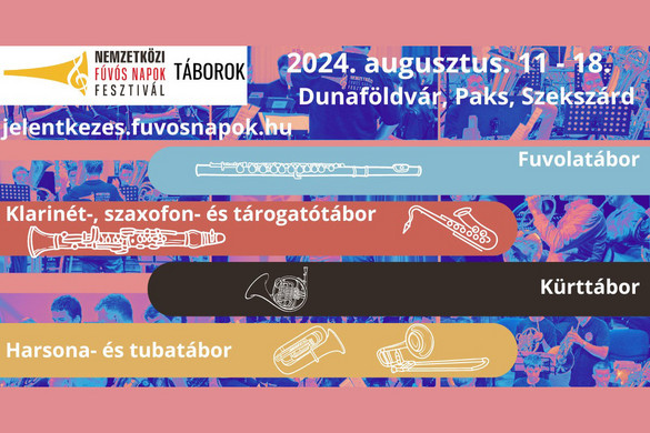 Augusztusban fúvós fesztivált rendeznek Pakson