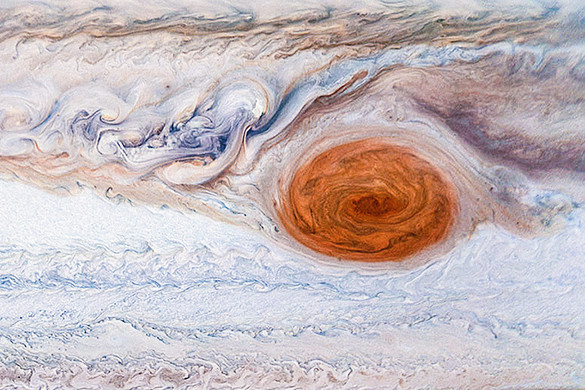 Veszélyes jelenséget találtak a Jupiter Nagy Vörös Foltja felett