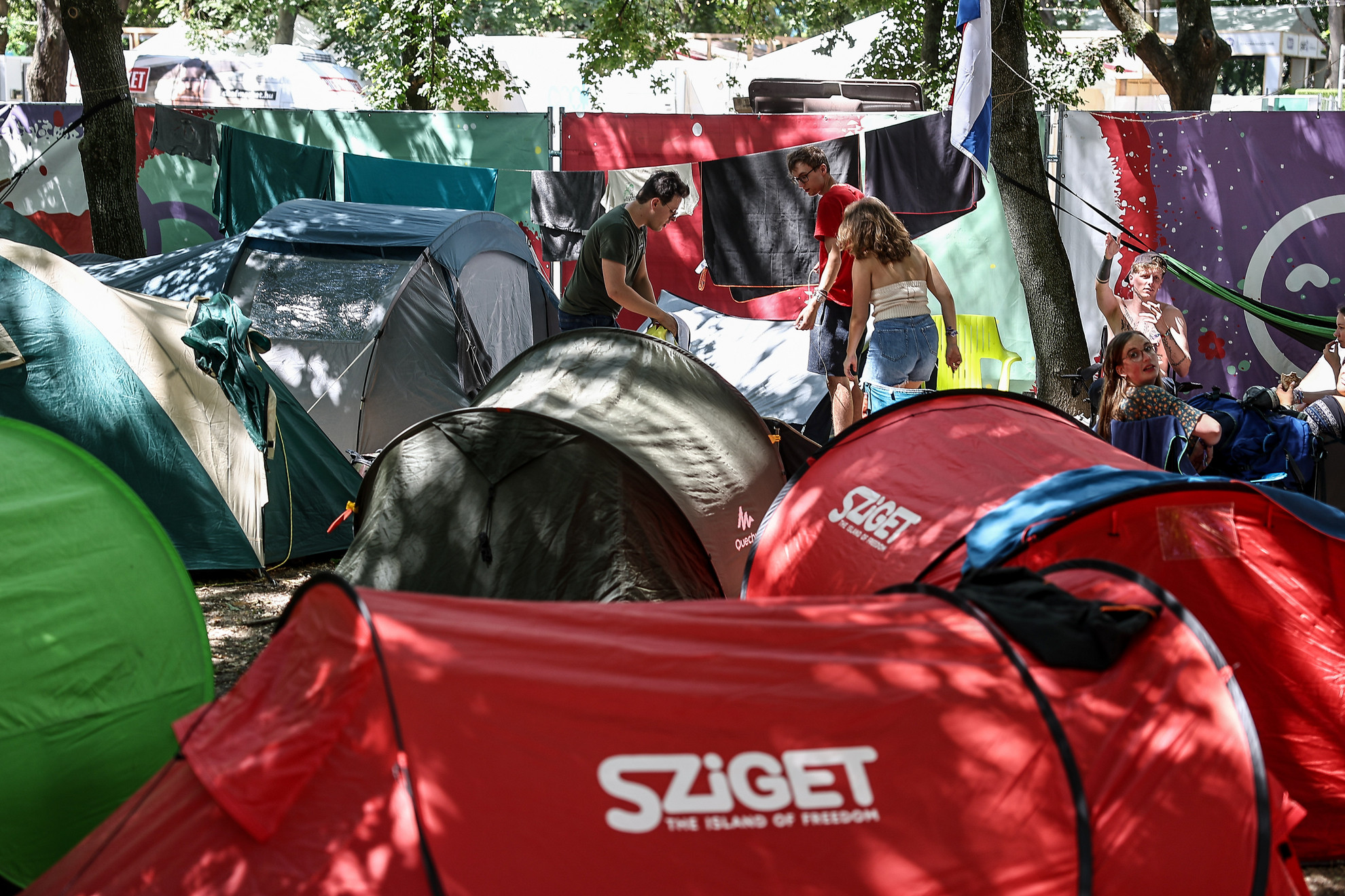 Fotó: MH/Balogh Dávid Indul a 30. Sziget fesztivál a Hajógyári-szigeten
