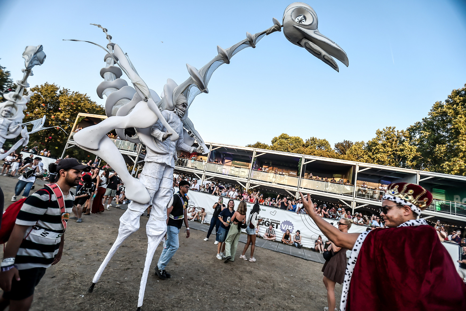 Fotó: MH/Balogh Dávid A szigeten bárki is szembejöhet