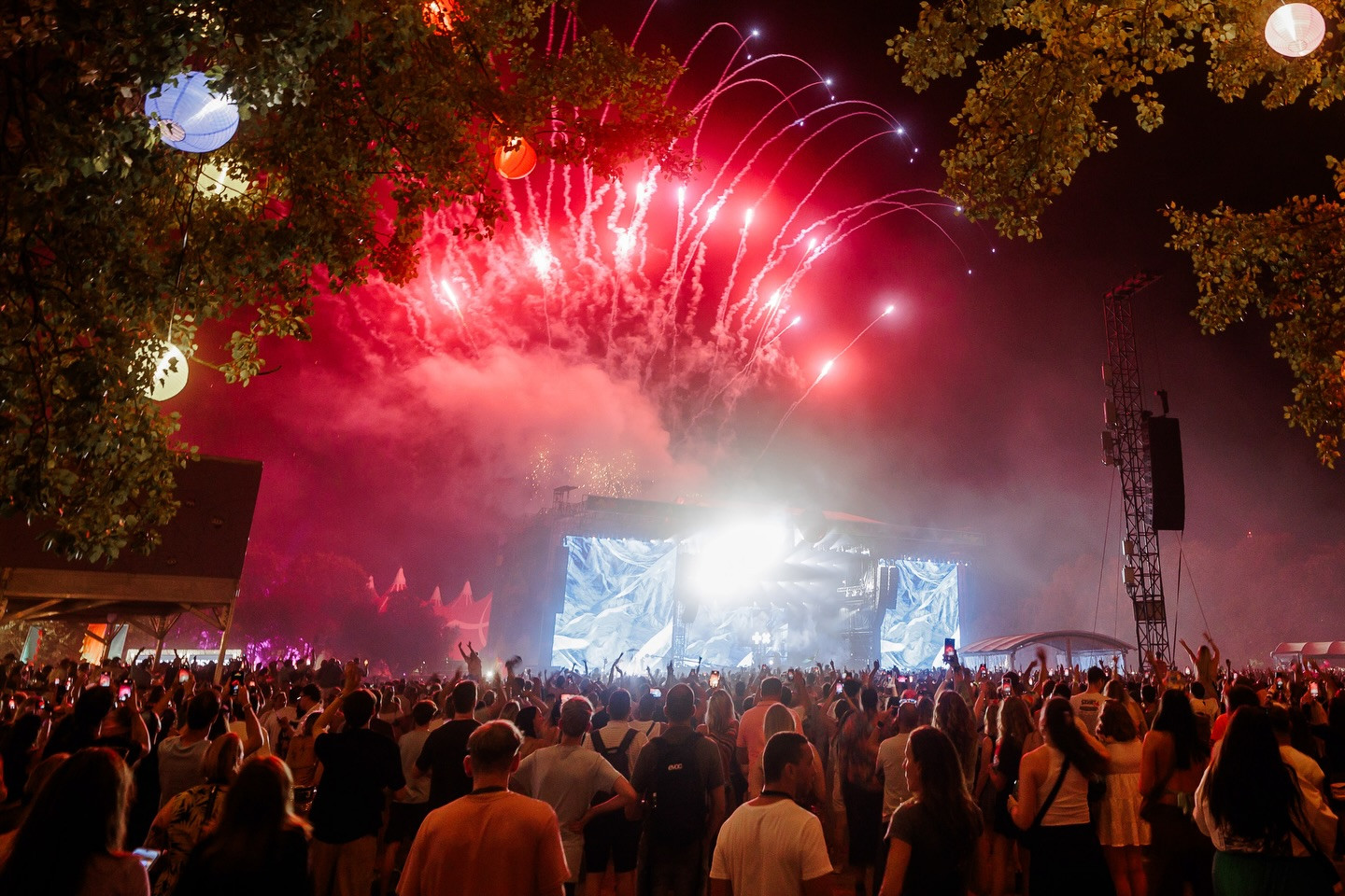 Martin Garrix tűzijátéka a Szigeten