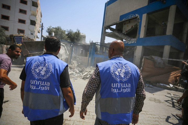 Fotó: AFP/Anadolu/Ashraf Amra Beszüntetheti tevékenységét a Gázai övezetben az UNRWA