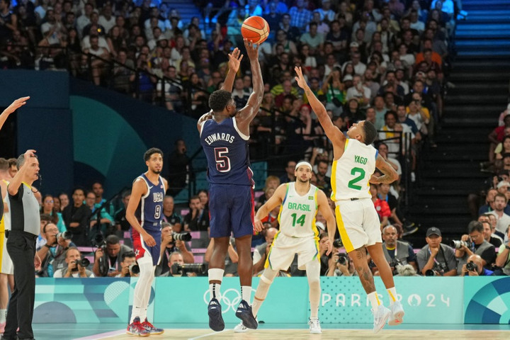 Fotó: AFP/Getty Images/NBAE/Jesse D. Garrabrant Bemutatót tartott a Team USA