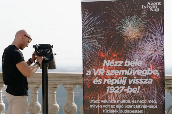 Virtuális valóság idézi meg az első budapesti Szent István-napi tűzijátékot