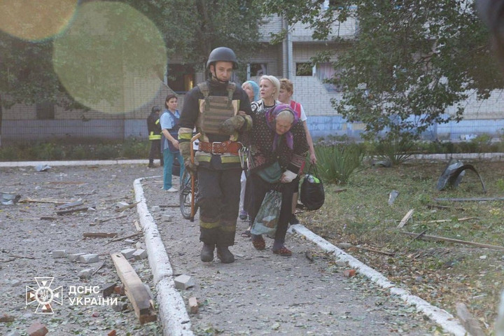 Fotó: AFP/Anadolu/Ukrainian Interior Ministry/Handout Evakuálják Kupjanszkot