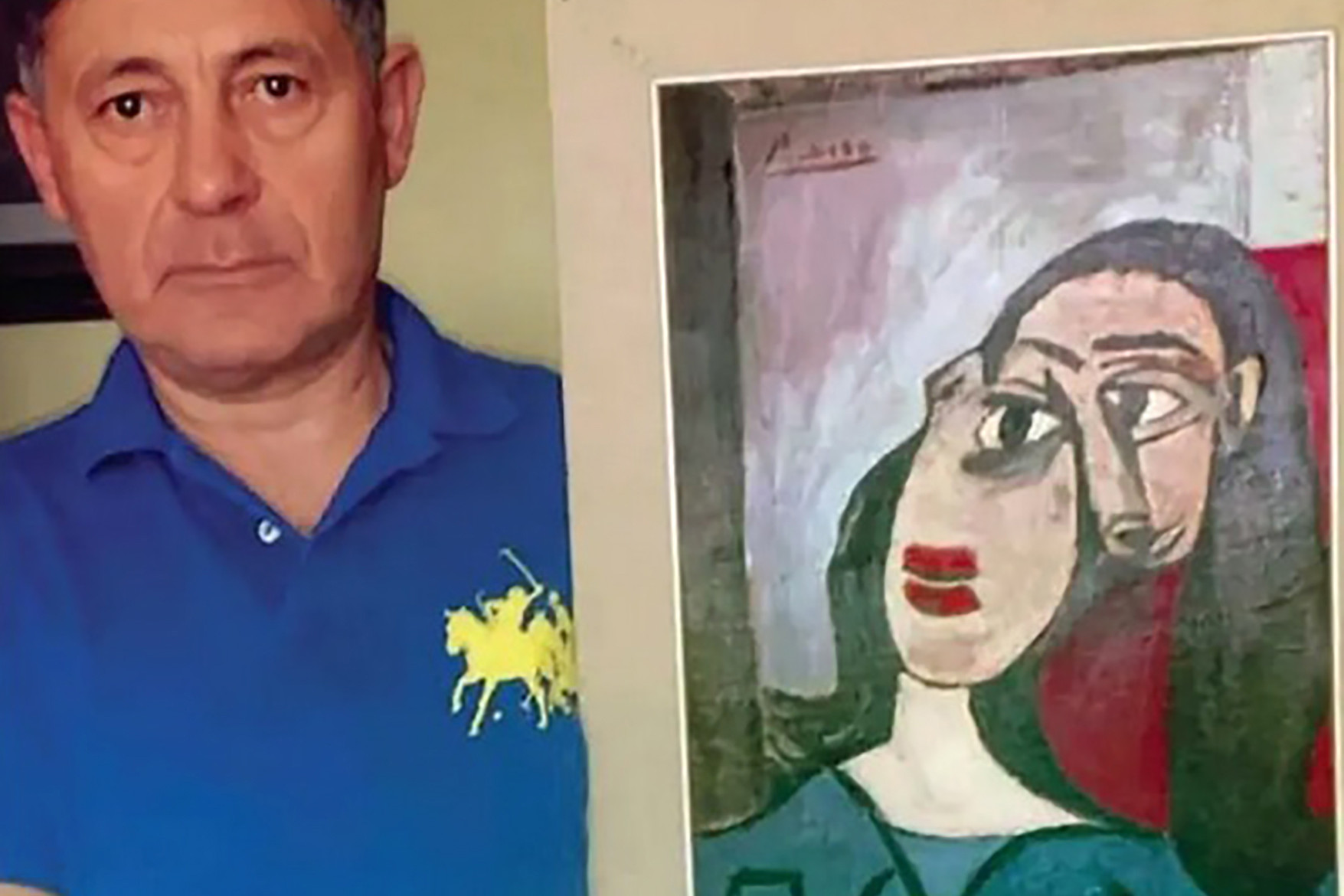 Egy pincében talált elveszett Picasso-festményt találtak.