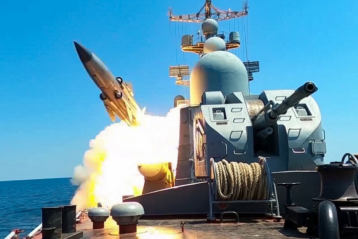 Fotó: AFP/Russian Defence Ministry/Handout Az orosz flotta már nem képes befolyásolni az ukrajnai harcok kimenetelét