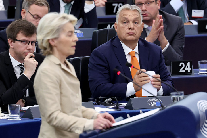 Fotó: AFP/Frederick Florin A Pride engedélyezését kérte von der Leyen, a beavatkozást elutasította Orbán