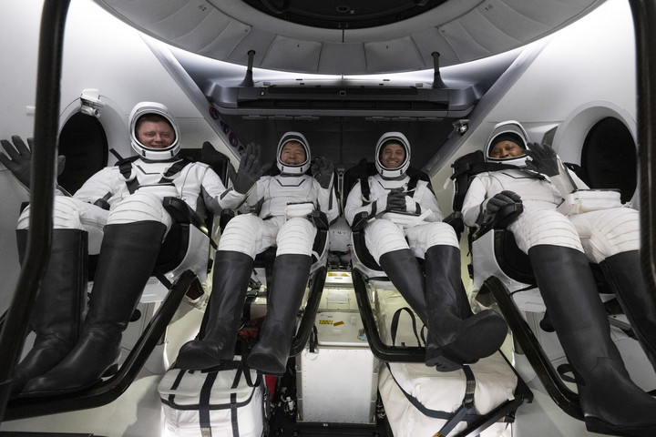 Fotó: Getty Images via AFP/NASA/Joel Kowsky Visszatért a Földre a Nemzetközi Űrállomásról négy űrhajós