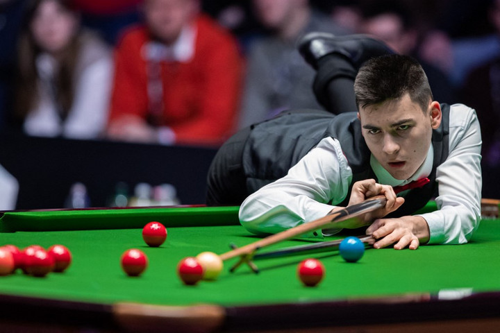 Fotó: AFP/NurPhoto/Robert Szaniszlo Sznúker: Hawkins a bajnok, Robertson maximum bréket lökött