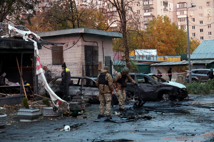 Fotó: NurPhoto via AFP/Pavlo Bahmut Légi dróntámadásról készült felvétel került fel a világhálóra + VIDEÓ