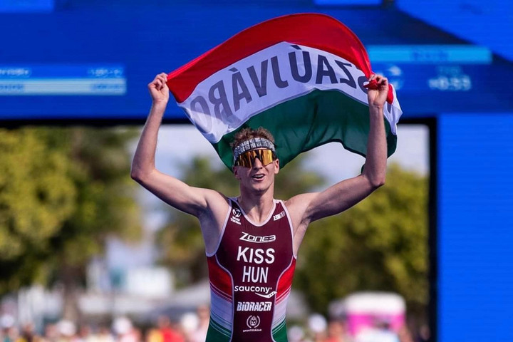 Fotó: Facebook/Magyar Triatlon Szövetség/World Triathlon Bronzérmes az U23-as Kiss Gergely
