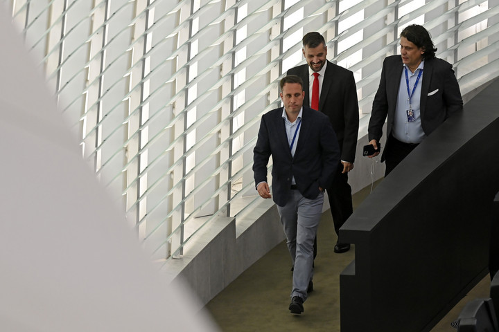 Fotó: MTI/Purger Tamás Dömötör Csaba: Jelölőgyűlés lett az EP szerdai üléséből