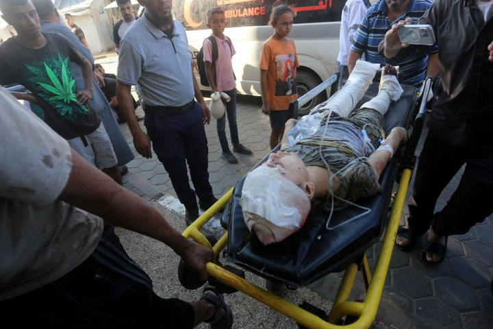 Fotó: Anadolu via AFP/Ashraf Amra WHO: Izrael akadályozza a súlyos betegek evakuálását a Gázai övezetből