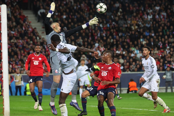 Meglepetés a javából: A francia Lille legyőzte a címvédő Real Madridot
