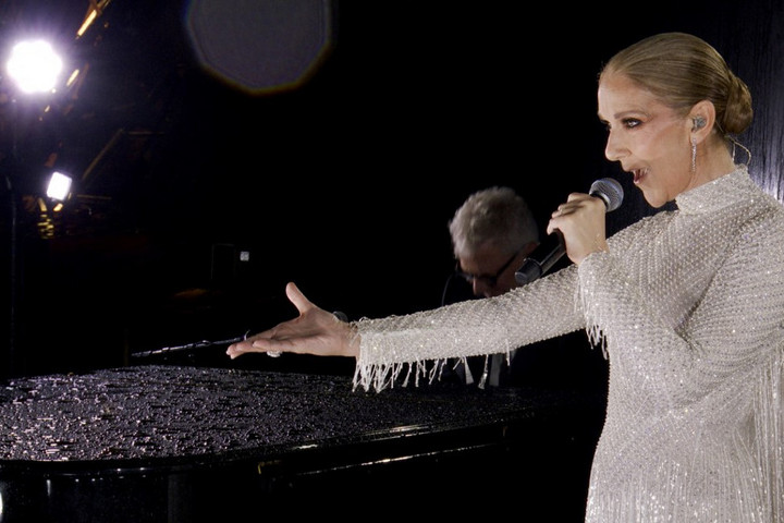 Fotó: AFP/Olympic Broadcasting Services/Pool Céline Dion karácsonyi fotójáról beszél most mindenki