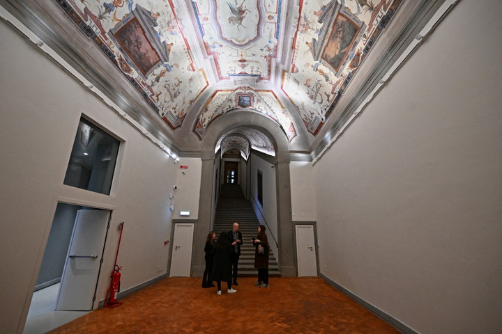 Fotó: AFP/Andreas Solaro Firenzében nyolcévi renoválás után megnyílik a Vasari-folyosó