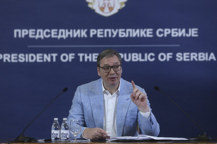 Fotó: AFP/Anadolu/Filip Stevanovic Szerbiában nem zárják ki Vučić elnök lemondását