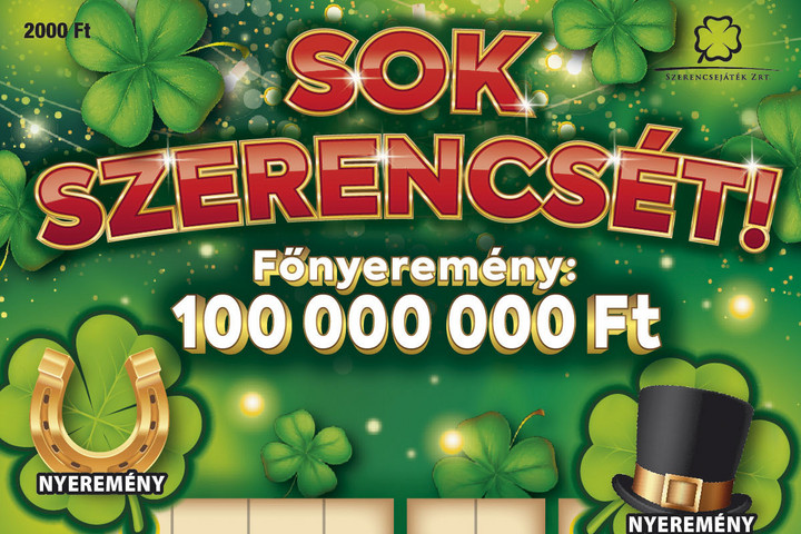 Fotó: Szerencsejáték Zrt. Izgalmas, új játékkal érkezik az óévbúcsúztató és újévköszöntő szerencsesorsjegy