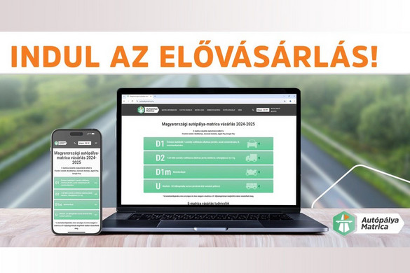 Már megvásárolhatók a jövő évi autópálya-matricák