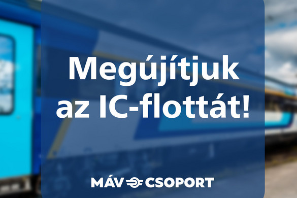 MÁV: Megújítják az IC-flottát